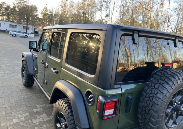Jeep Wrangler cena 168999 przebieg: 52511, rok produkcji 2021 z Międzychód małe 154